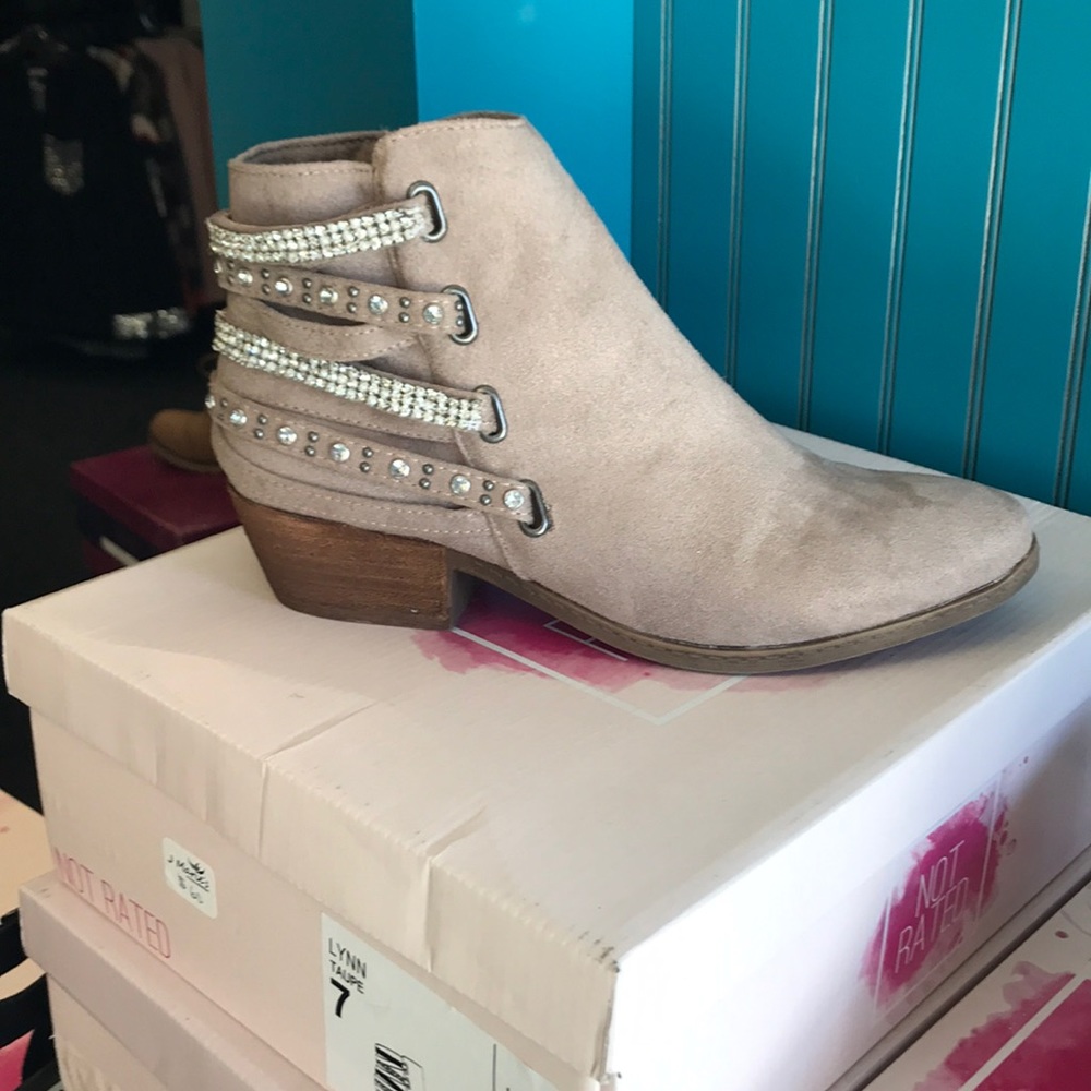 Not Rated bling Booties